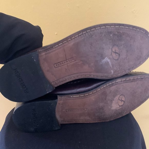 Florsheim Brown Crocodile Slip Ons Slightly Used